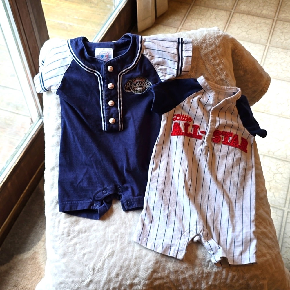 Brewers boys romper